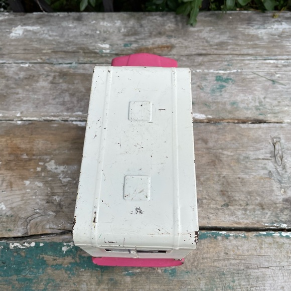 Vintage 1963-69 Tonka Toys Mini Pink Jeep Camper Truck - Picture 7 of 11